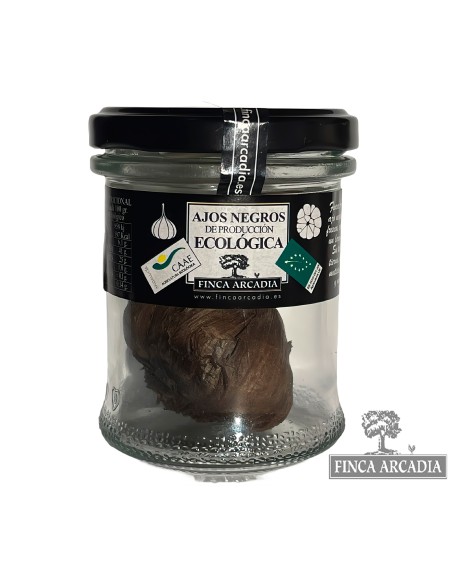 AJO NEGRO ECOLOGICO (TARRO CRISTAL 1 CABEZA)