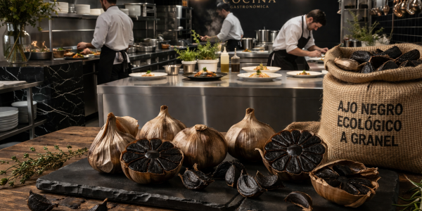 Ajo negro ecológico a granel para restaurantes: sabor, calidad y diferenciación en tu cocina