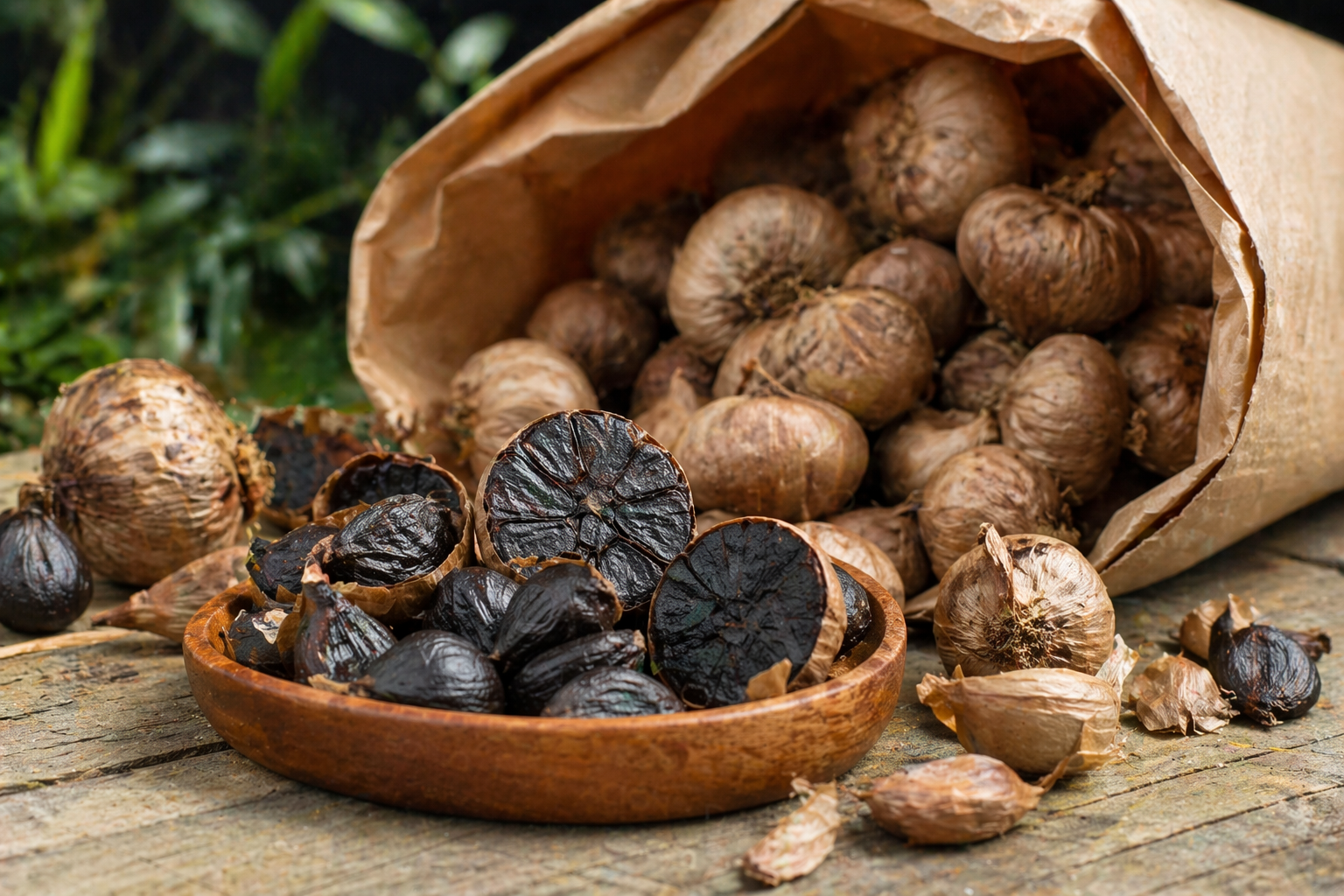 Ajo negro ecológico a granel: sabor, calidad y versatilidad para profesionales