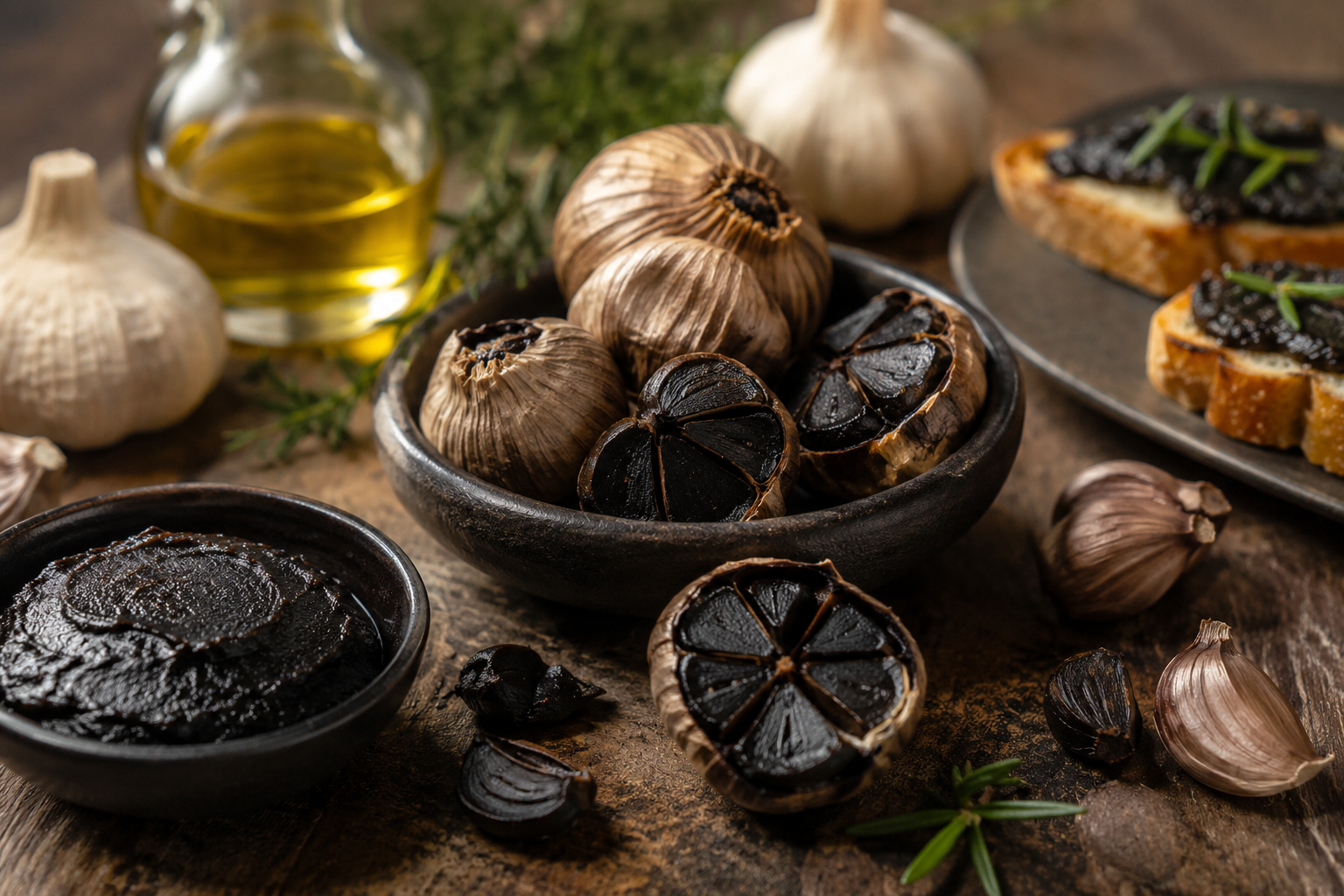 El auge del ajo negro en productos gourmet y tiendas delicatessen